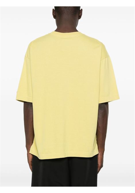 smily face printed tee man yellow MAISON MIHARA YASUHIRO | J14TS782YELLOW